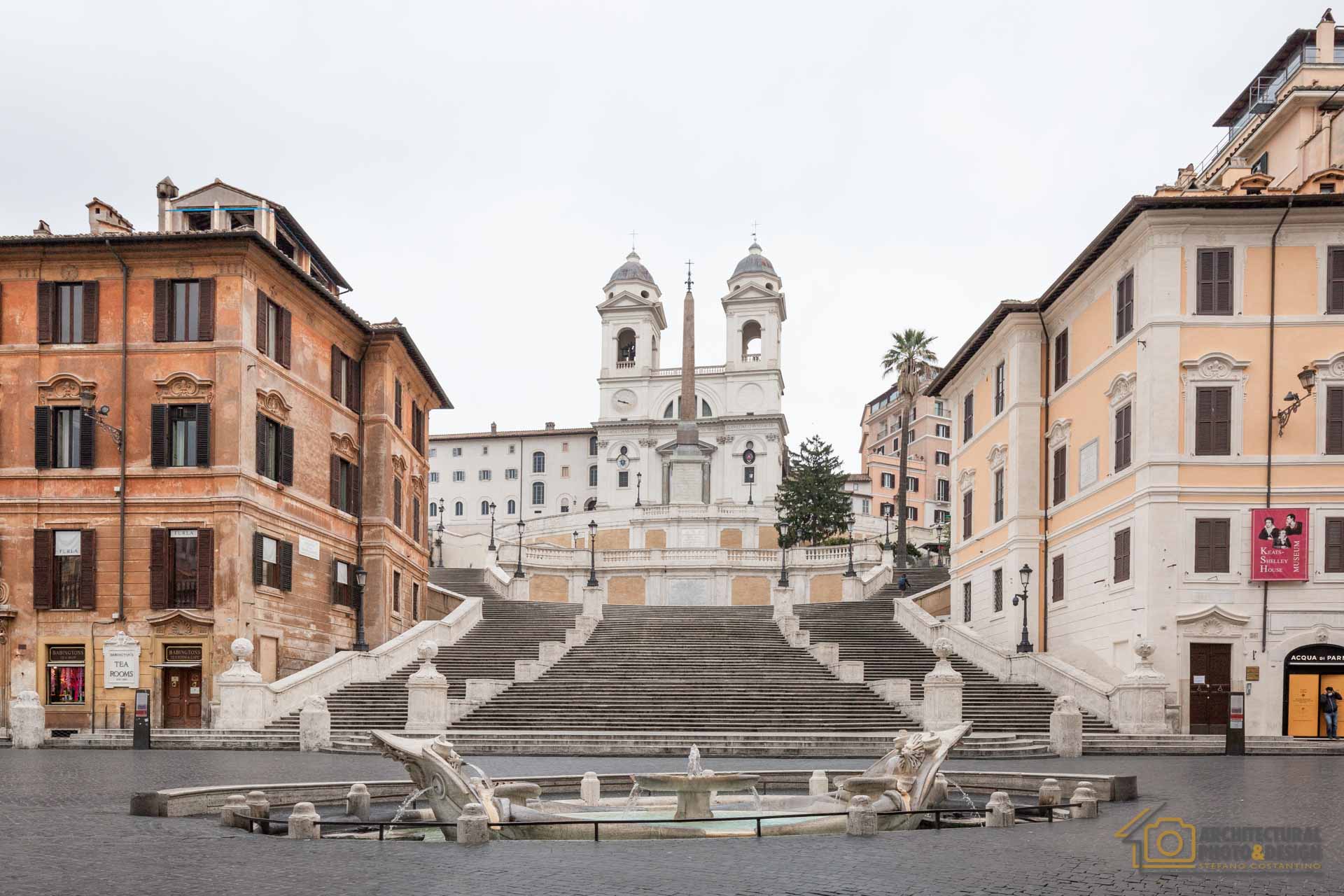 Architettura sotto il Lockdown - Piazza di Spagna