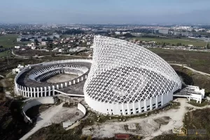 Dettaglio della Vela di Calatrava - Roma